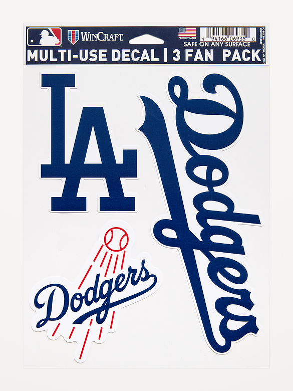 WinCraft® Los Angeles Dodgers 3-Pack Multi-Use Decals