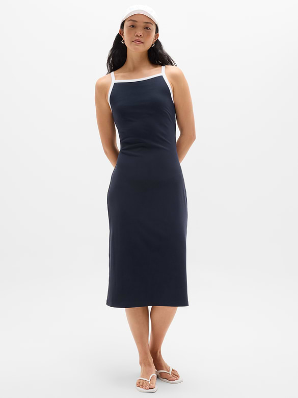 Signature Rib Apron Dress