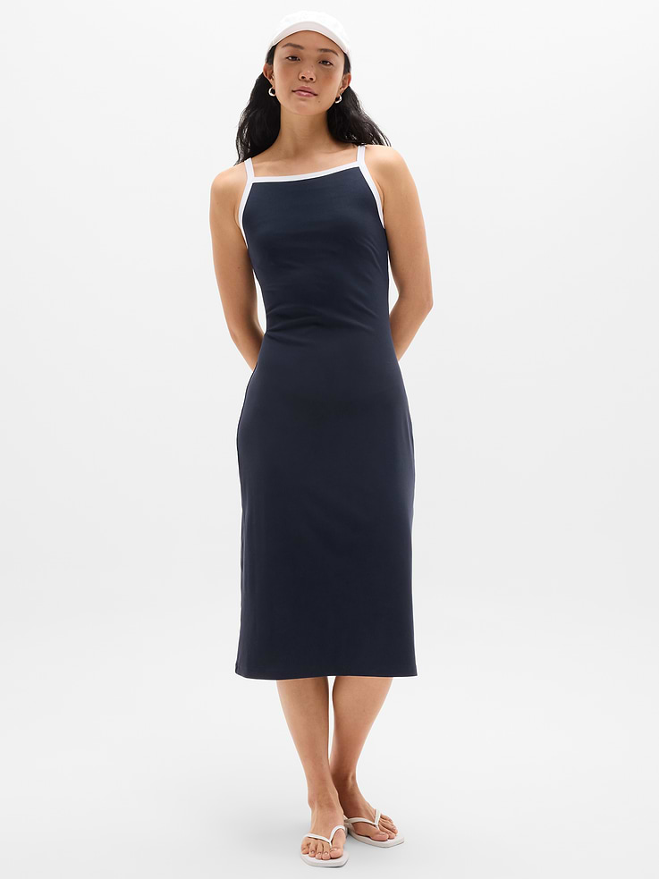 Image number 3 showing, Signature Rib Apron Dress