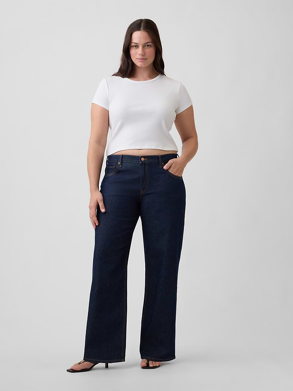 Low Rise '90s Loose Jeans
