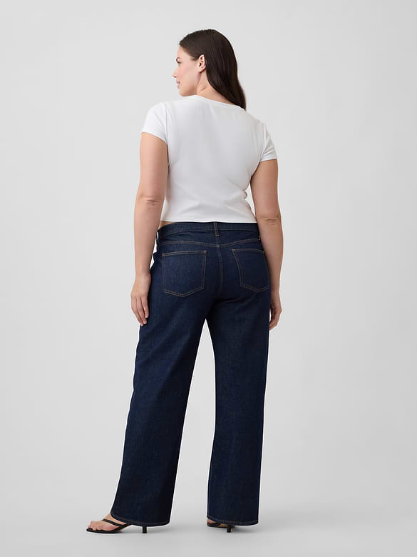 Low Rise '90s Loose Jeans