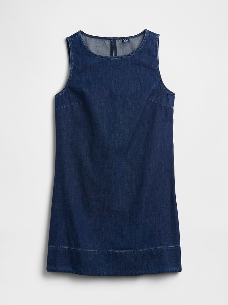 Image number 6 showing, Denim Apron Mini Dress