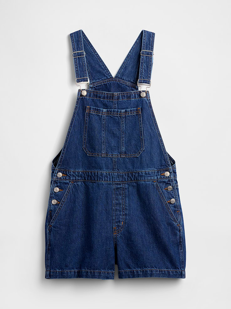 Image number 7 showing, Denim Shortalls