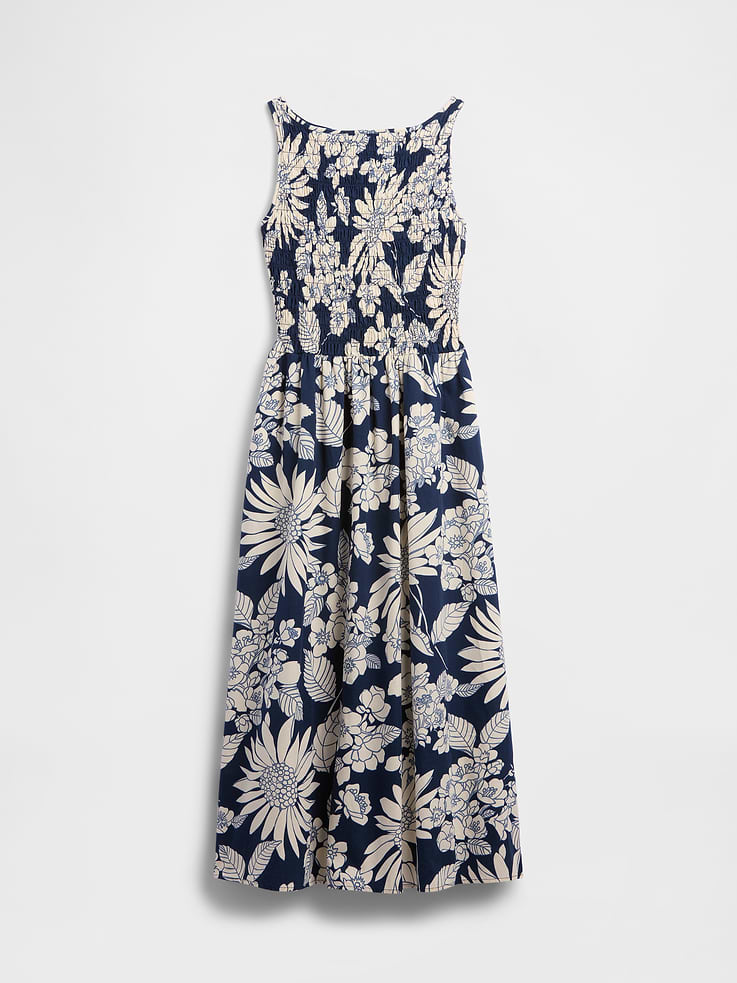 Image number 6 showing, Smocked Boatneck Maxi Dress