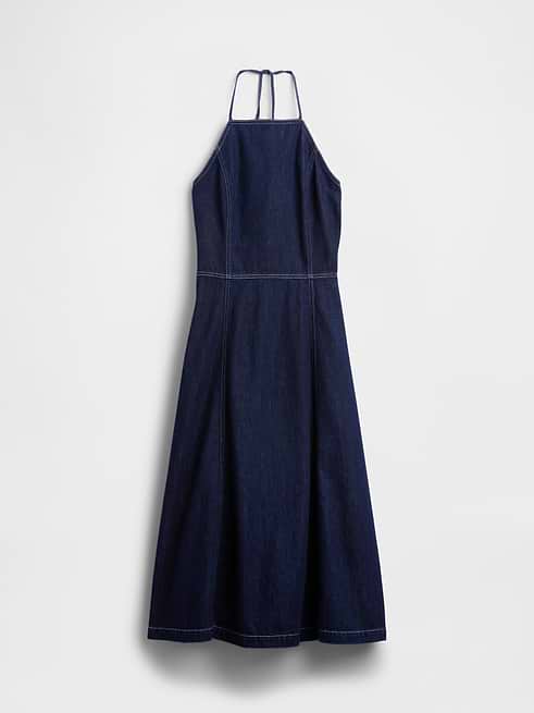 womens denim button down dress Women's Casual Vintage Shirt Long Sleeve Raw Edge Loose Knee Length Jean Dress,Dark Blue,S at Amazon Women's Clothing store Japanese Sweet Girls Lace contrast stitch ribbed bodycon dress No stretch Bust Color:975 - Brown / Gray Highlight