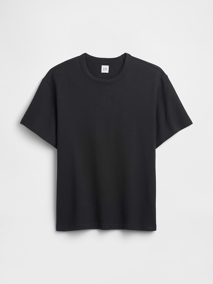 Image 6 of 7, Adult Relaxed French Terry T-Shirt