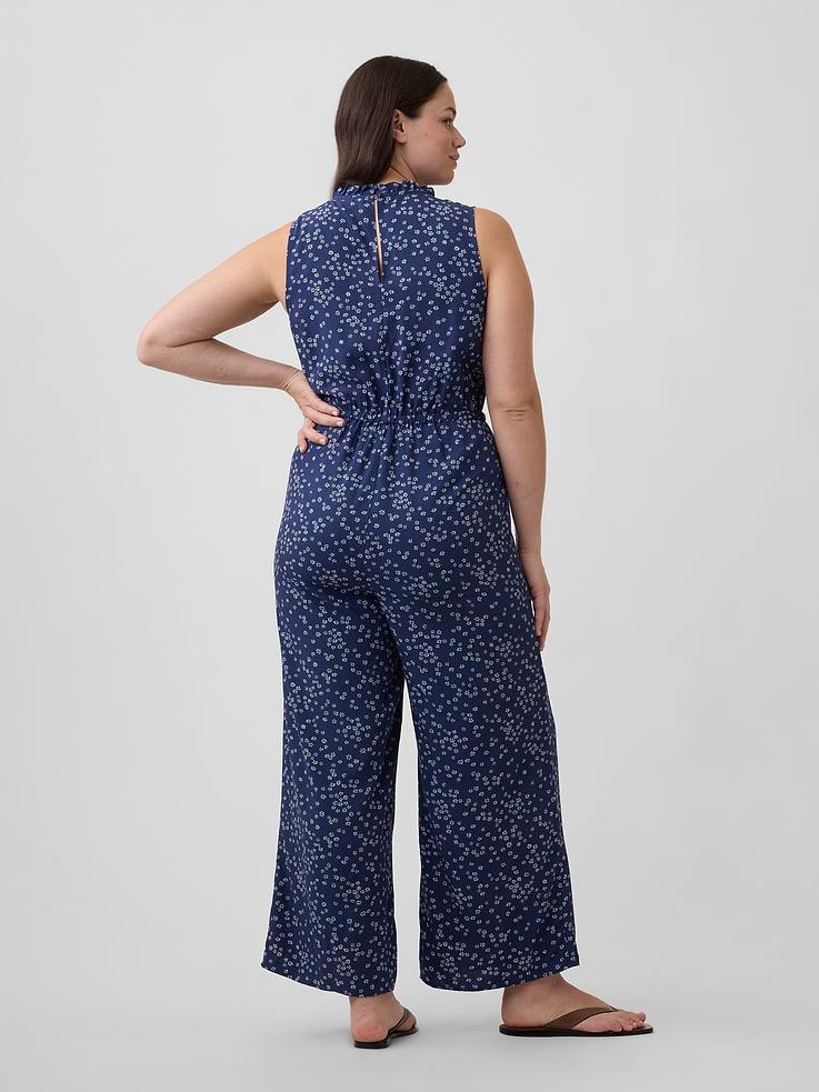 Image number 5 showing, Sleeveless Wide-Leg Jumpsuit
