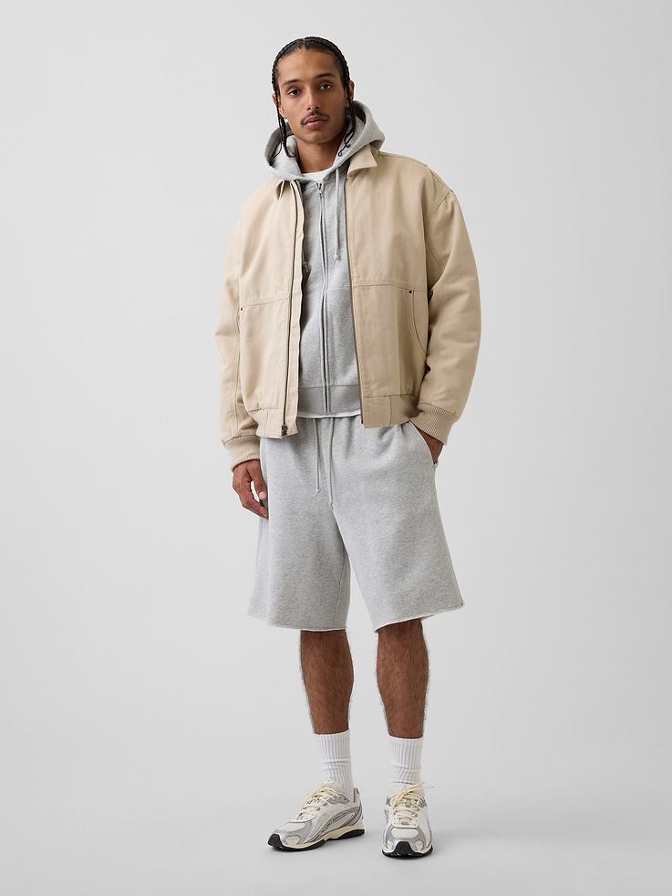 Image 4 of 7, VintageSoft Relaxed Sweat Shorts