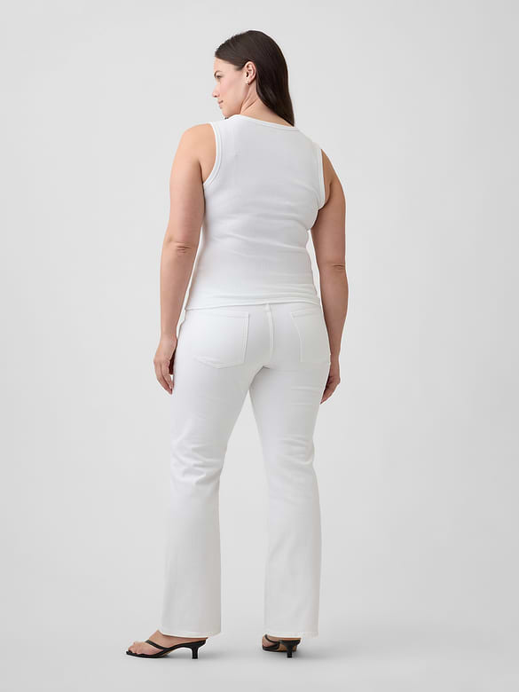Mid Rise Boot Jeans