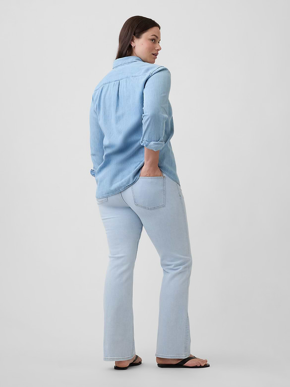 Mid Rise Boot Jeans