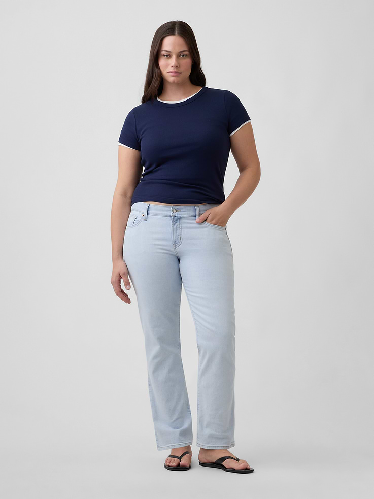 Image number 5 showing, Low Rise '90s Slim Straight Jeans