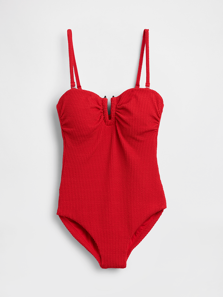 Image number 3 showing, Convertible Bandeau Swimsuit