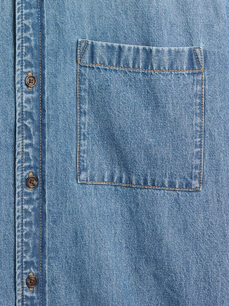 Image number 4 showing, Denim Relaxed Shirt