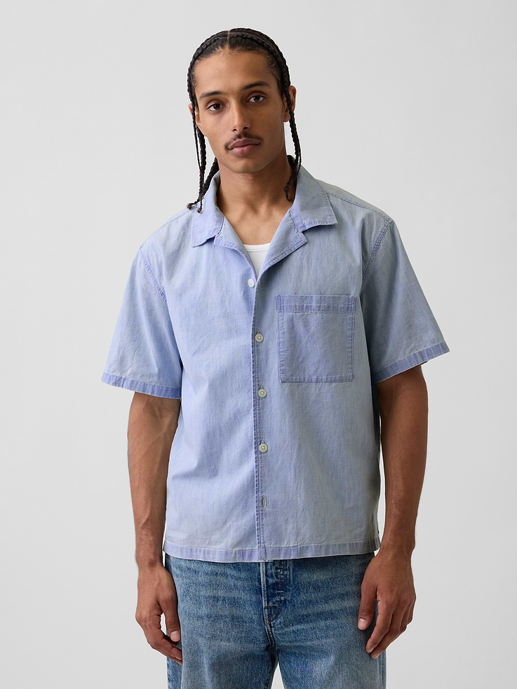 Image number 1 showing, Chambray Resort Shirt