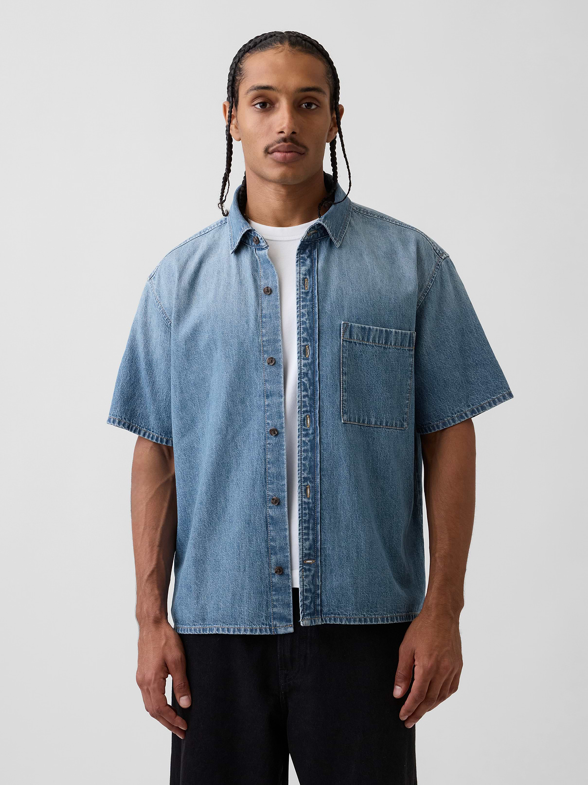 Denim Relaxed Shirt