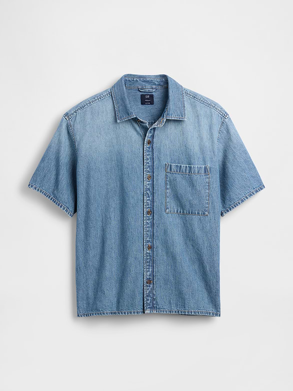 Denim Relaxed Shirt