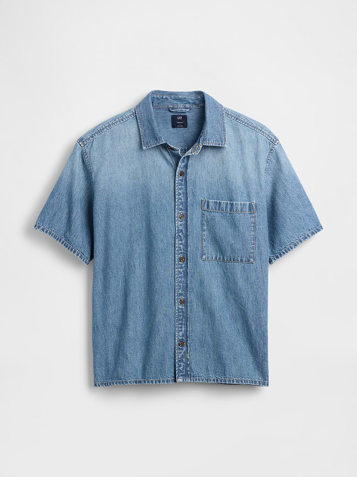 Image number 5 showing, Denim Relaxed Shirt