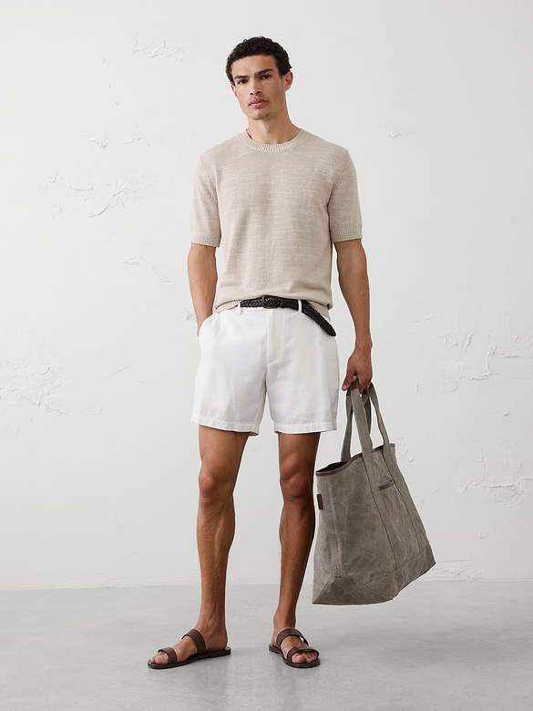 Slubby Cotton Sweater T-Shirt
