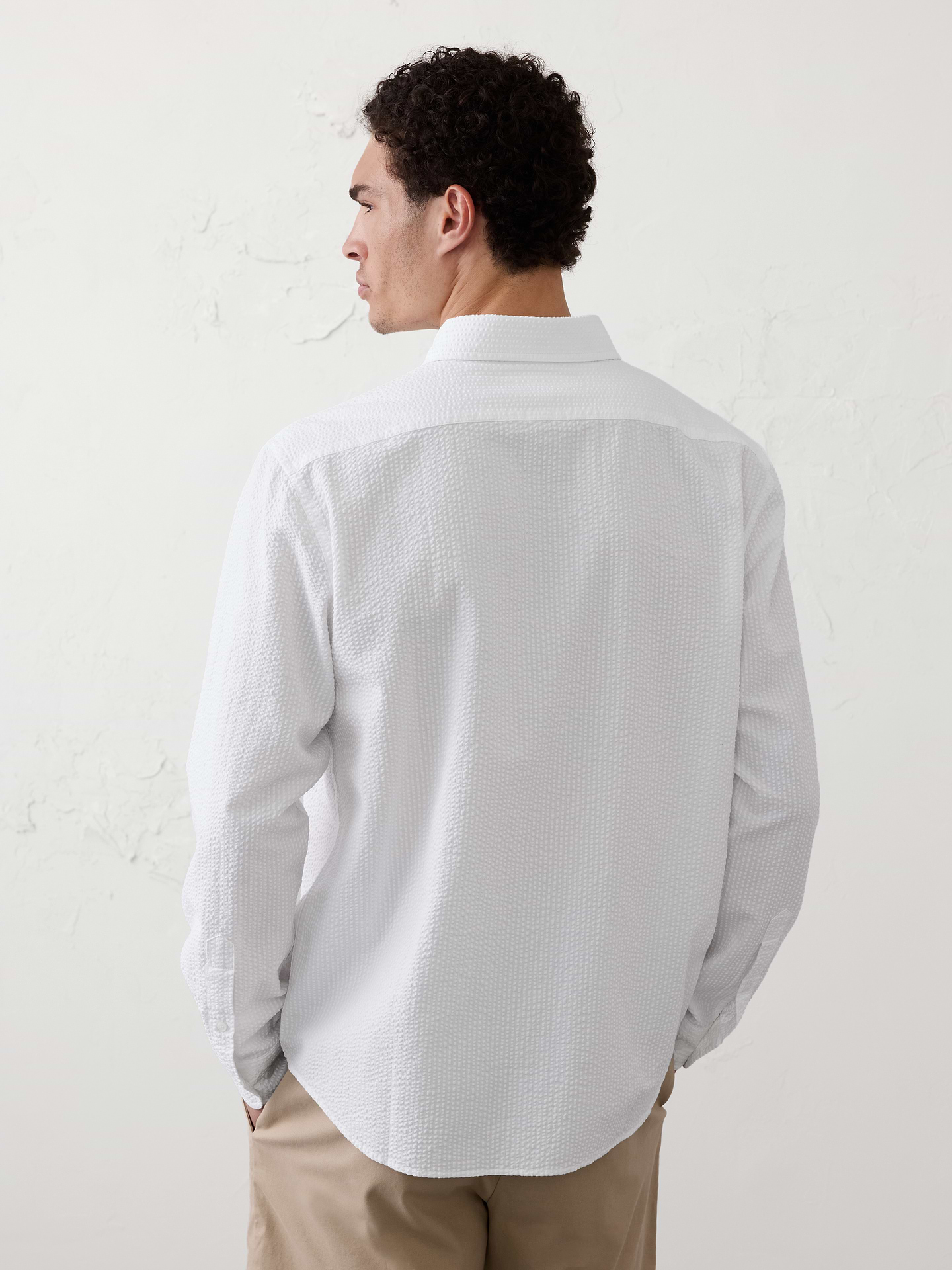 Image number 5 showing, Standard-Fit Seersucker Shirt
