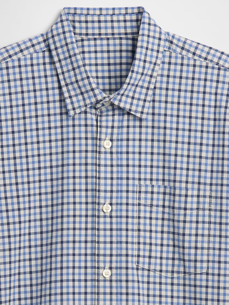 Image number 4 showing, Stretch Poplin Shirt in Standard Fit