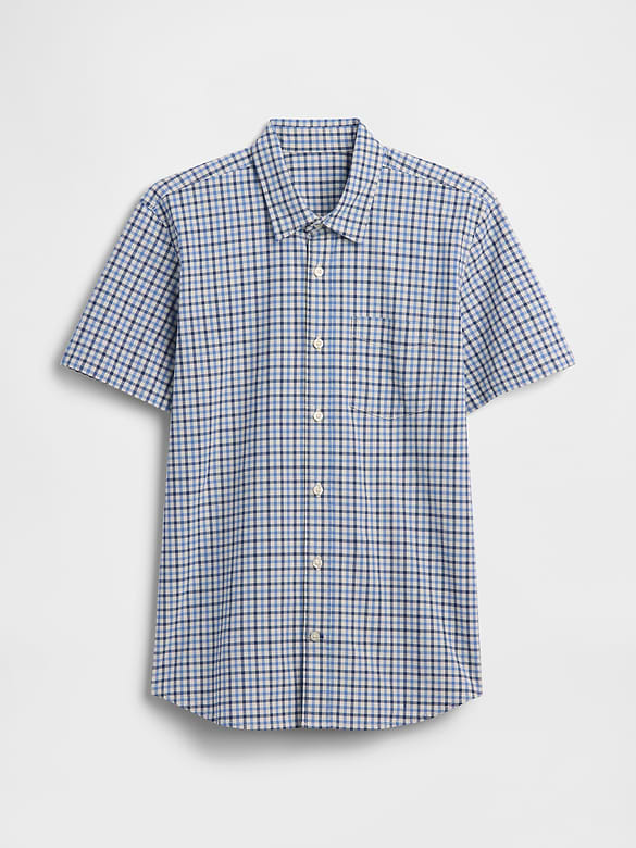 Stretch Poplin Shirt in Standard Fit