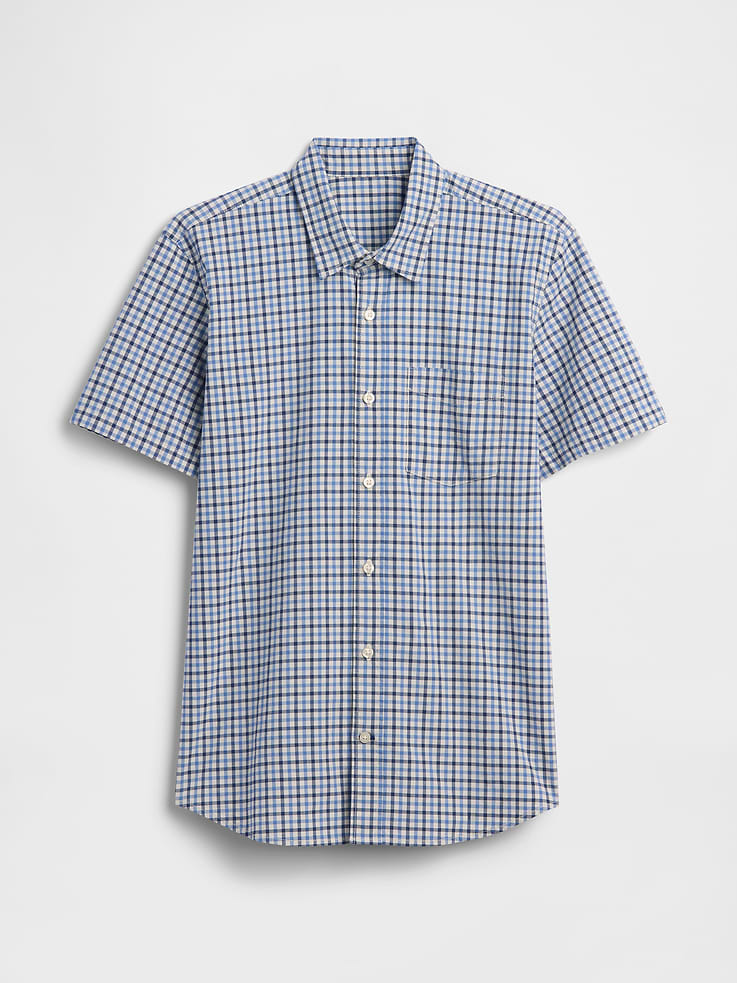 Image number 5 showing, Stretch Poplin Shirt in Standard Fit