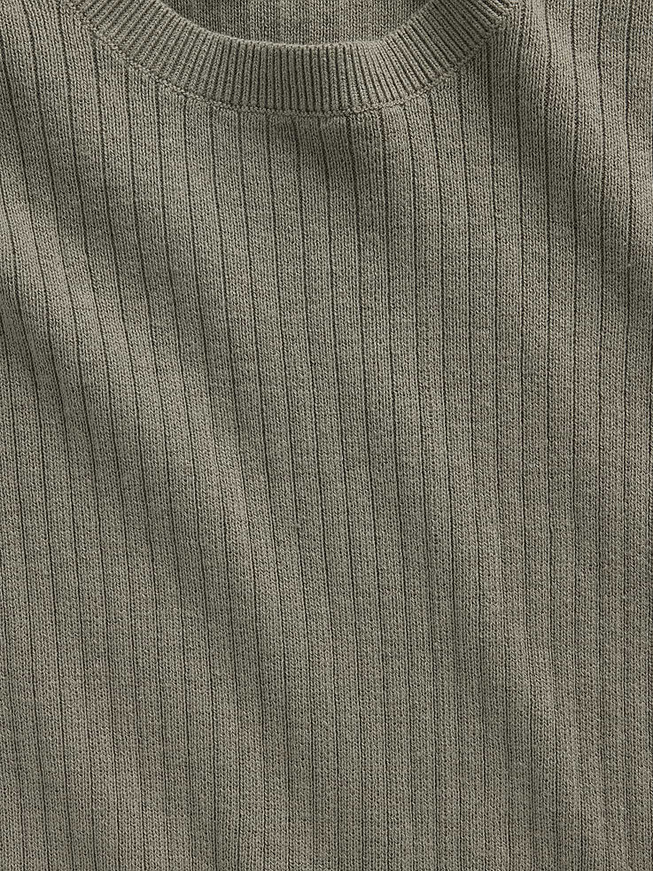 Image number 3 showing, Ribbed Crewneck Sweater T-Shirt