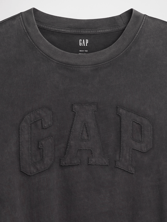 Everyday Soft Boxy Gap Logo T-Shirt