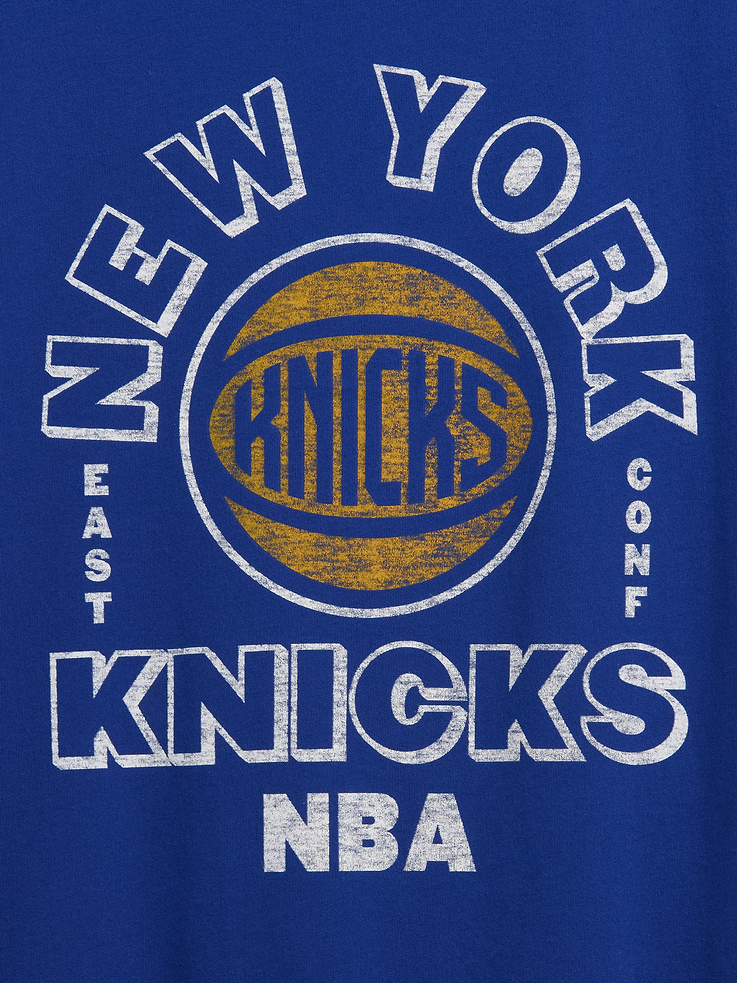 Image 4 of 6, Adult NBA New York Knicks Relaxed Graphic T-Shirt