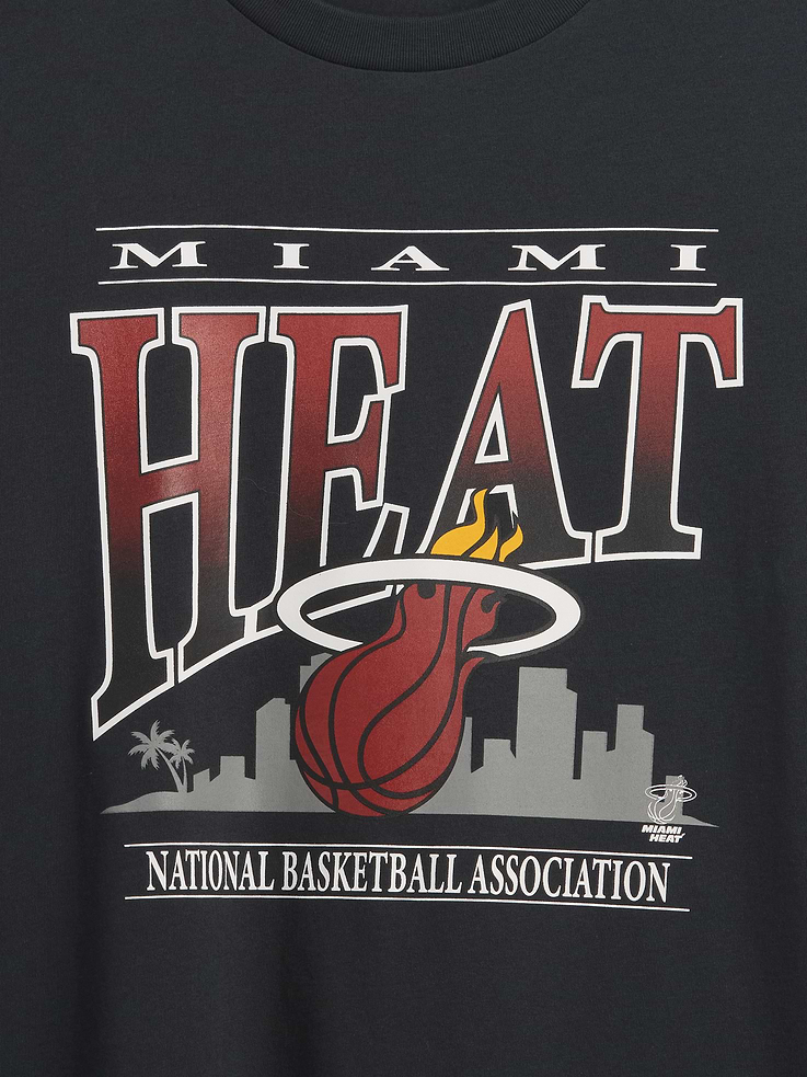 Image number 4 showing, Adult NBA Miami Heat Relaxed Graphic T-Shirt