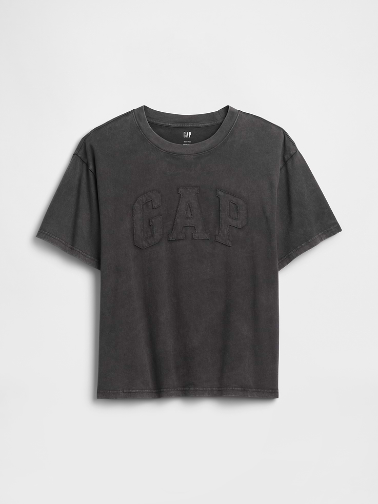 Image 5 of 5, Everyday Soft Boxy Gap Logo T-Shirt