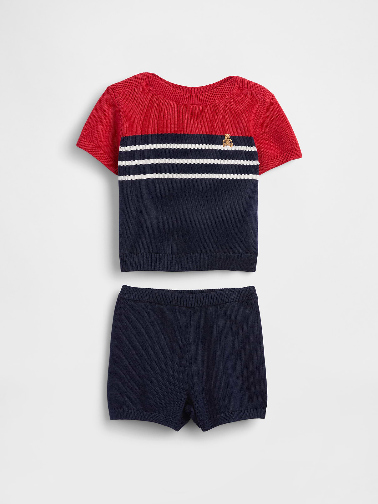 Baby Colorblock Sweater Outfit Set