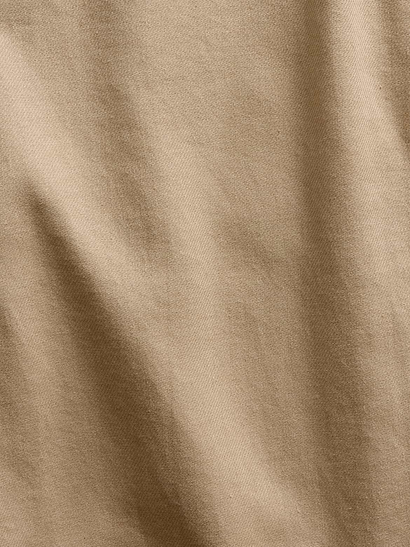 Linen-Cotton Relaxed Straight Trousers