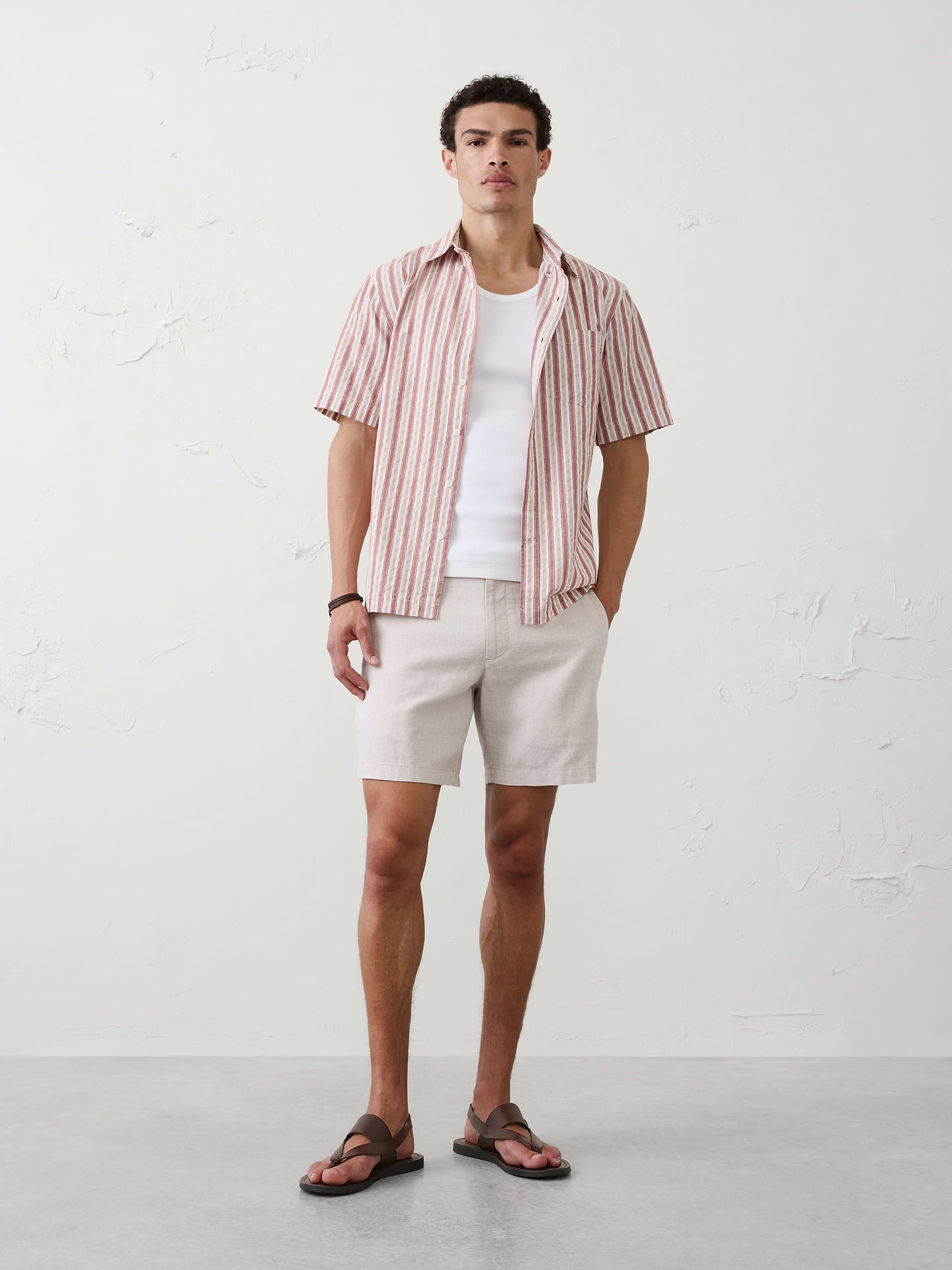 Image number 1 showing, Standard-Fit Seersucker Shirt
