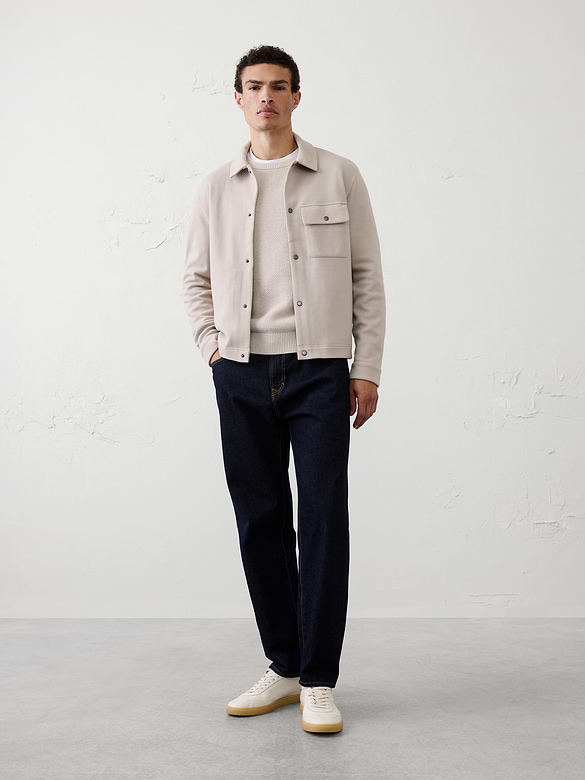 Knit Shirt Jacket