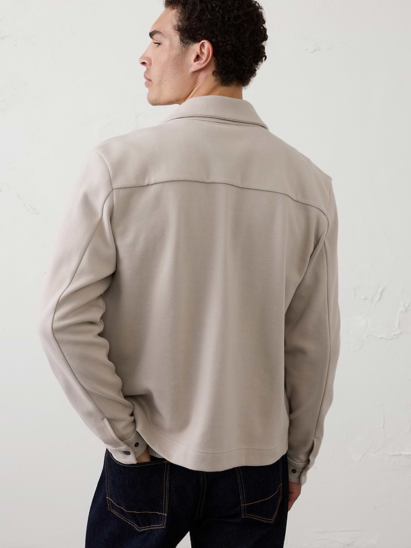 Knit Shirt Jacket