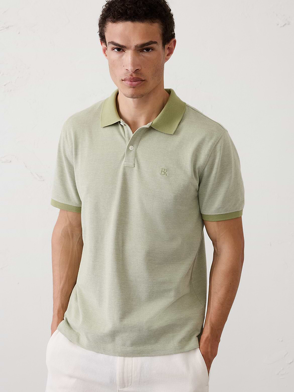Standard-Fit Pique Polo