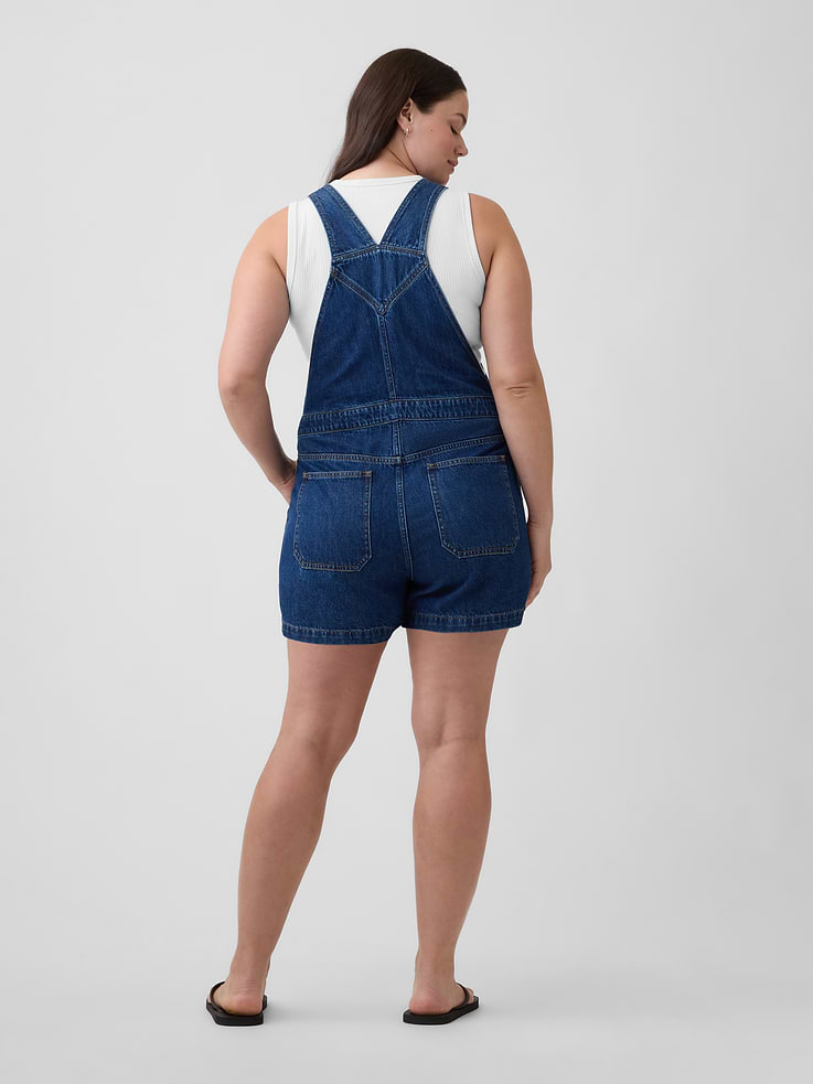 Image number 6 showing, Denim Shortalls