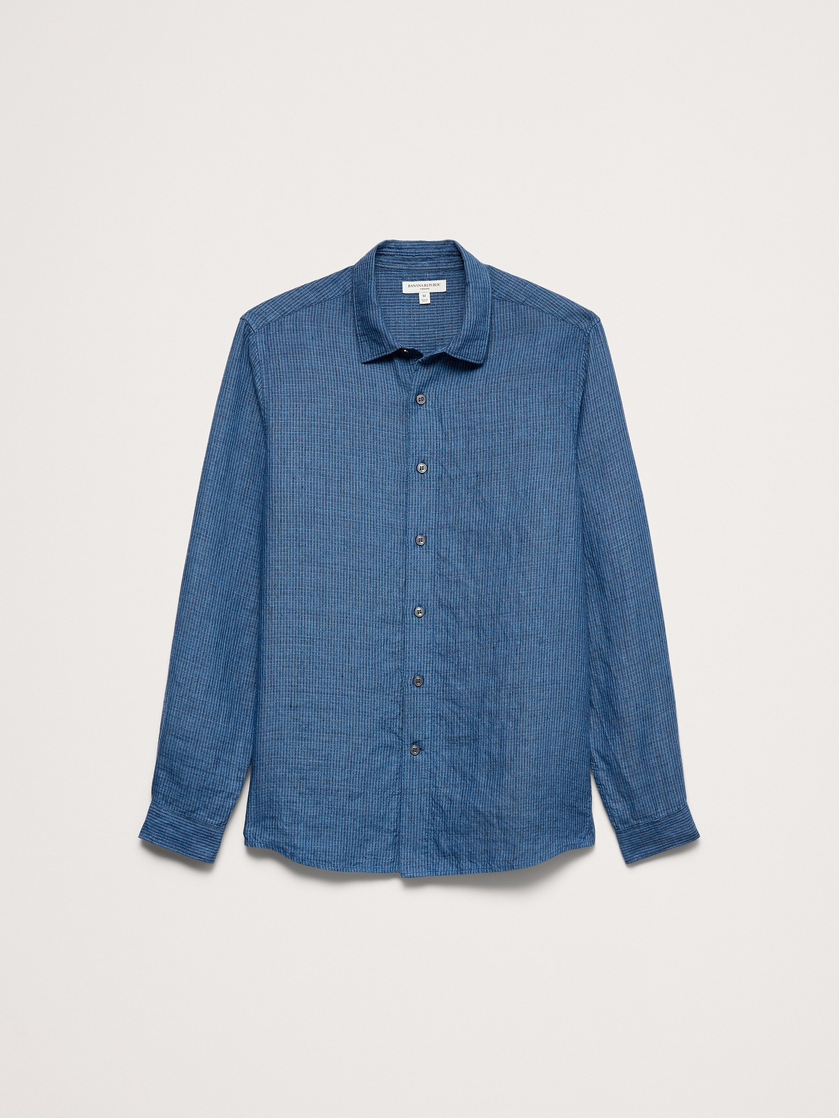 Standard-Fit Textured Shirt | Banana Republic