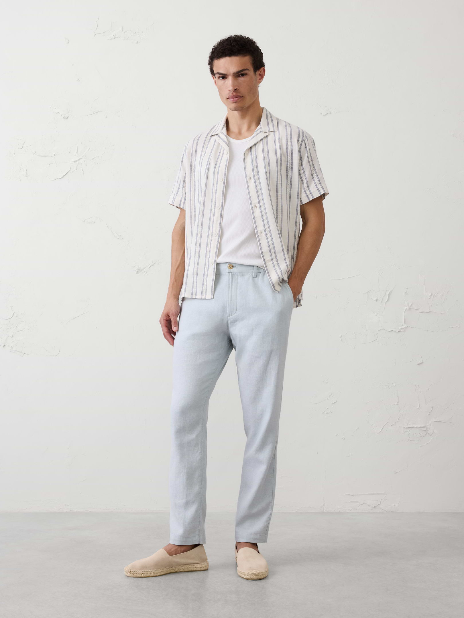 Linen-Blend Pant | Banana Republic Factory