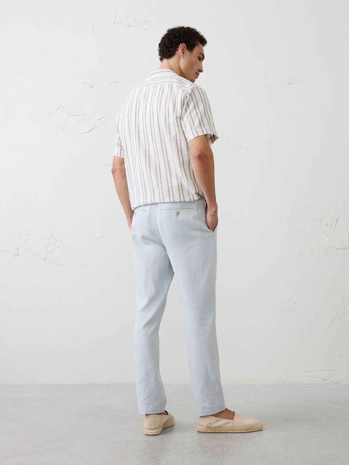 Linen-Blend Pant | Banana Republic Factory
