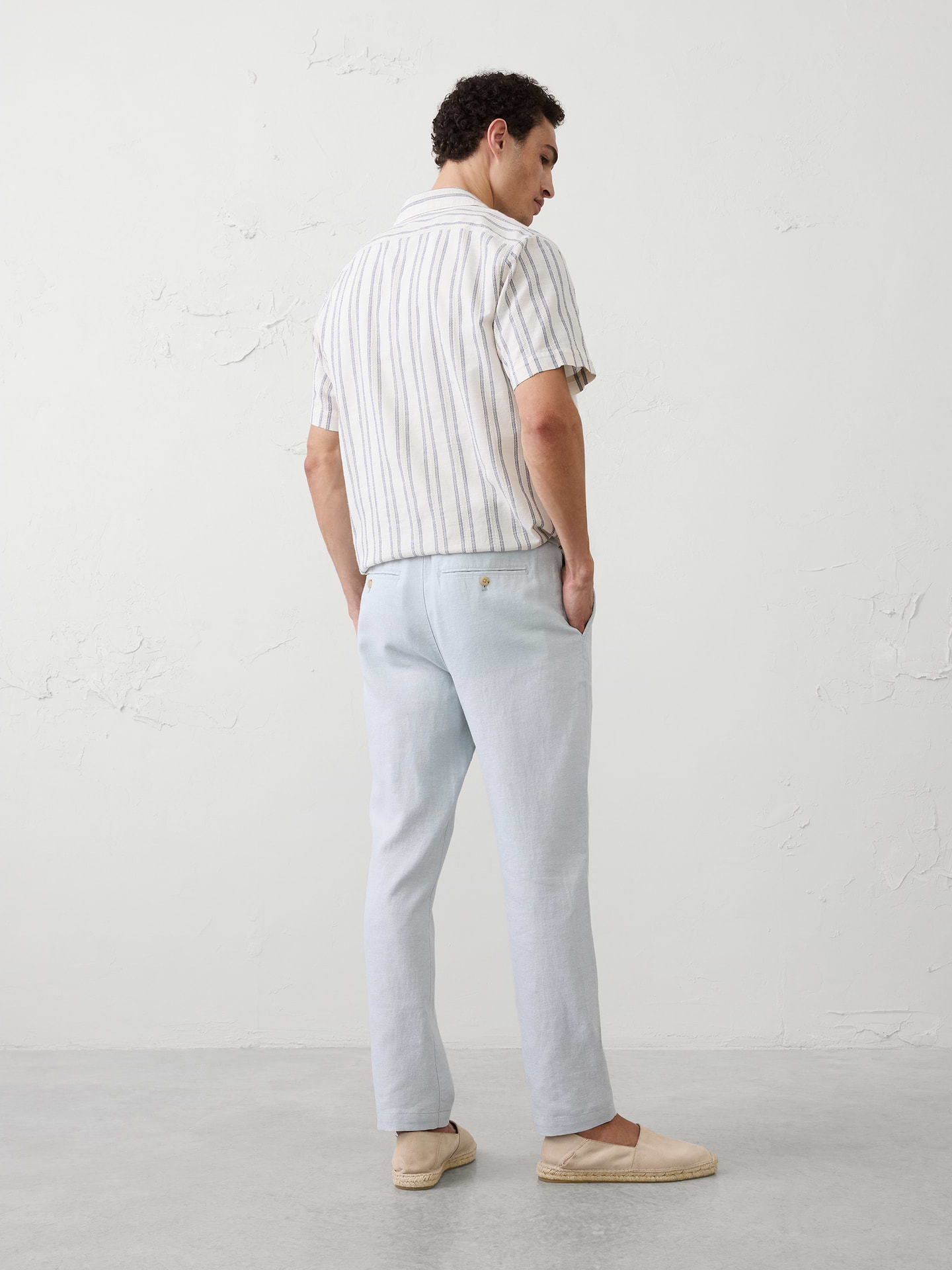 Image number 5 showing, Linen-Blend Pant