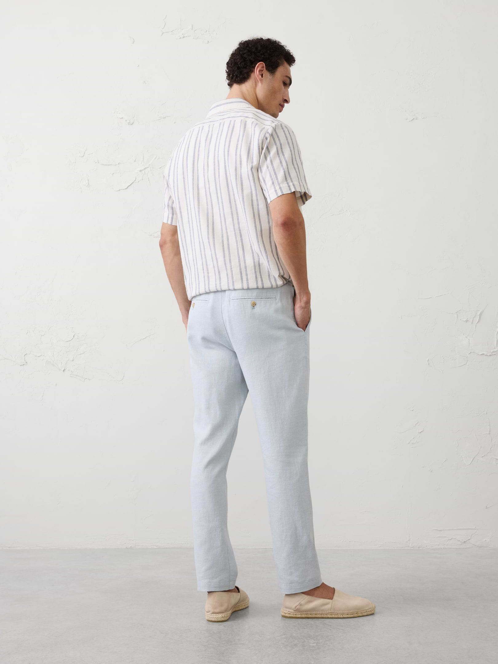 Linen-Blend Pant | Banana Republic Factory