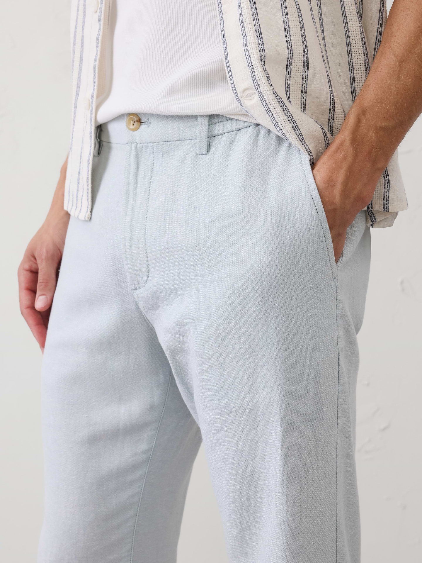 Image number 6 showing, Linen-Blend Pant
