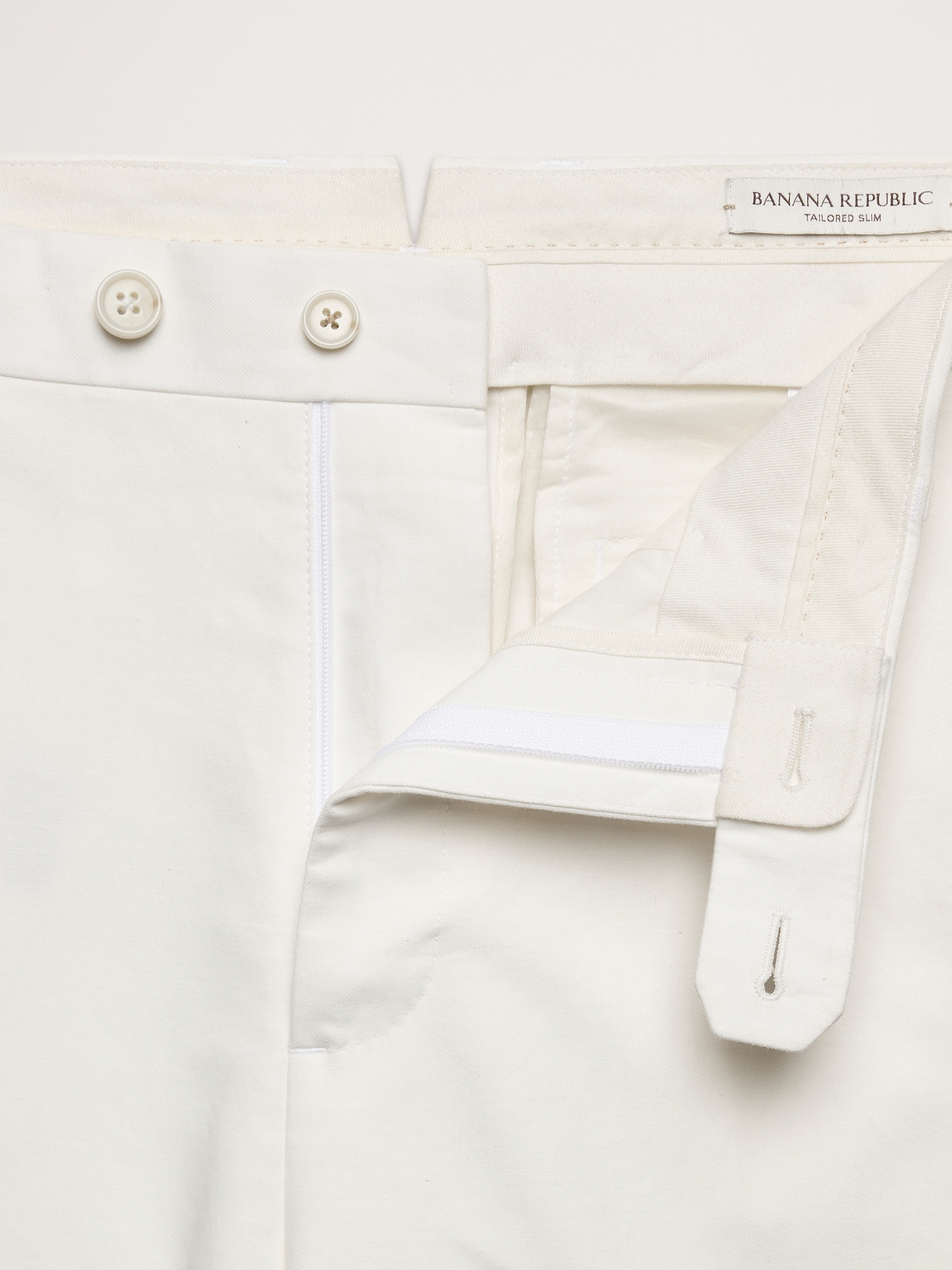 Tailored Slim-Fit Italian Cotton-Linen Suit Pant | Banana Republic