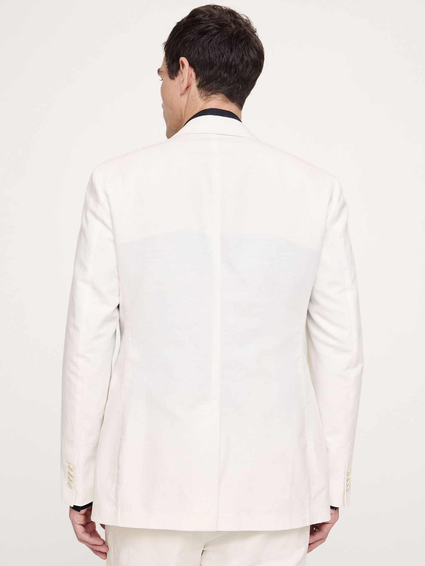 Image number 3 showing, Tailored Slim-Fit Italian Cotton-Linen Suit Jacket