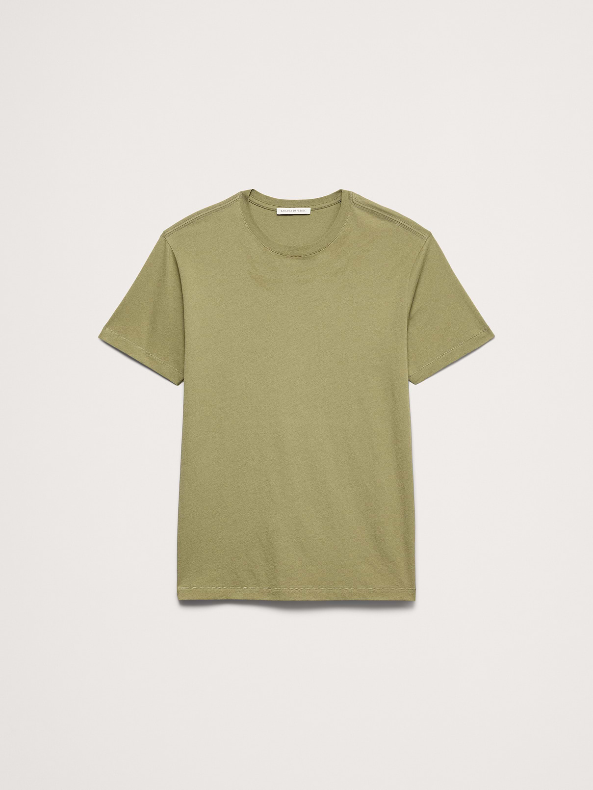 Image number 7 showing, Lightweight Cotton Crew-Neck T-Shirt