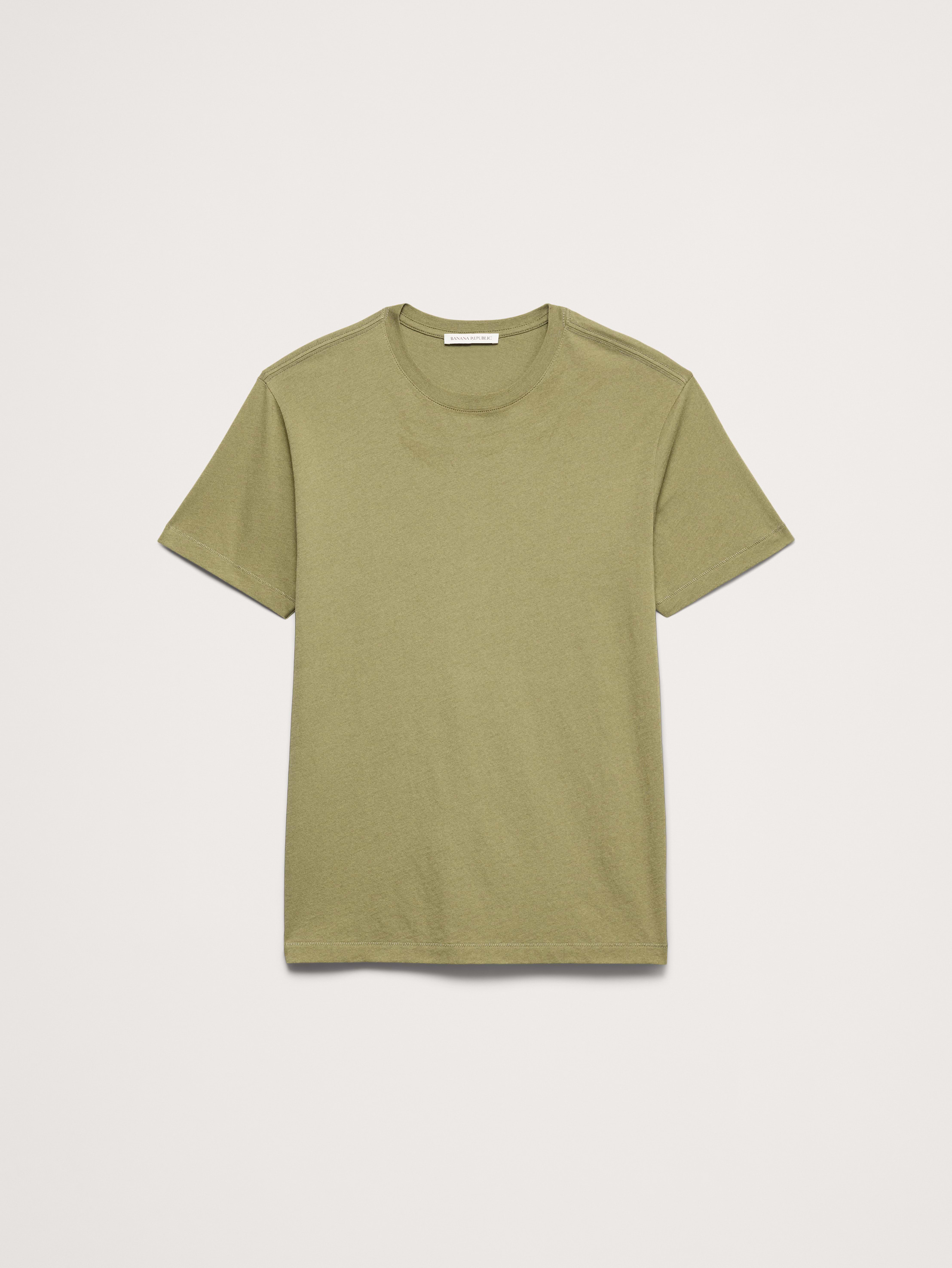 Image number 7 showing, Lightweight Cotton Crew-Neck T-Shirt