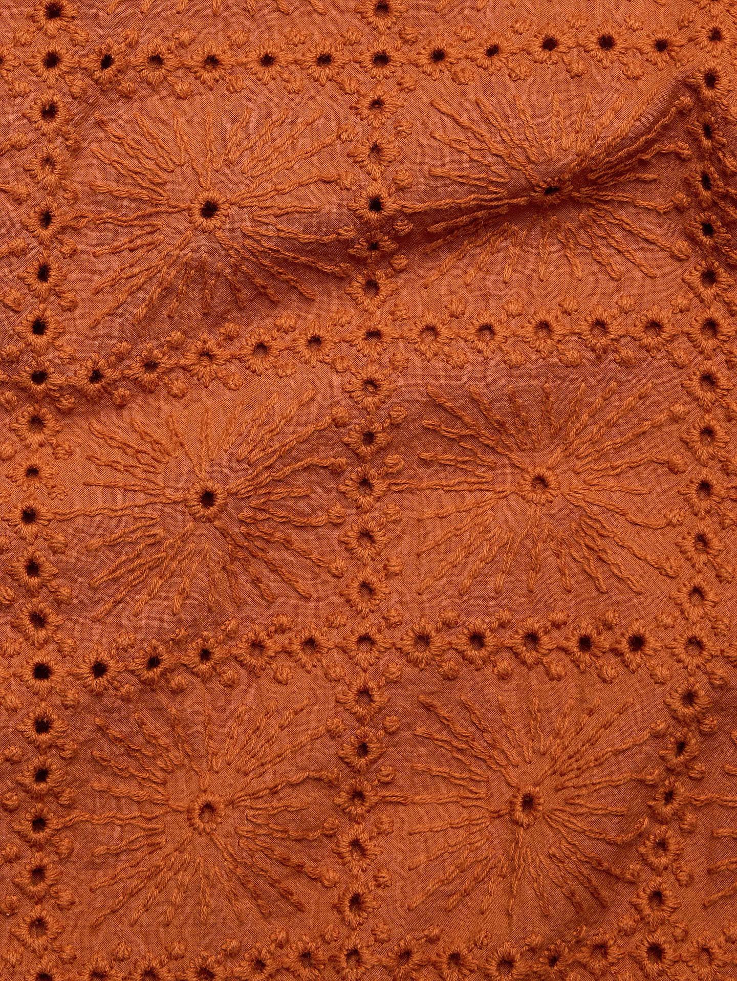 Image number 6 showing, Relaxed-Fit Embroidered Cotton Eyelet Resort Shirt