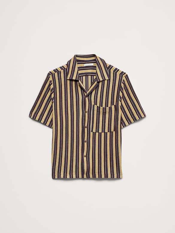 Stripe Terry Resort Shirt